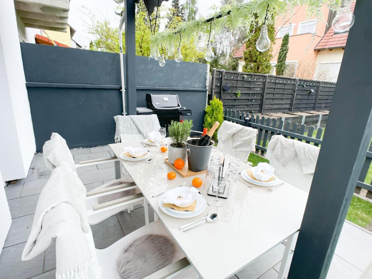 M-Style 01 Apartment Mit Terrasse Und Gasgrill, 24H Self-Check-In, Free Parking, Netflix Núremberg Exterior foto